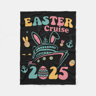 Paascruise 2025 Bunny Cruiseschip Pasen Familie Fleece Deken