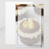 Paascupcakes Briefpapier (Voorkant / Achterkant)