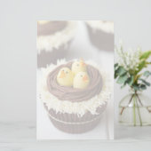 Paascupcakes Briefpapier (Staand voorkant)