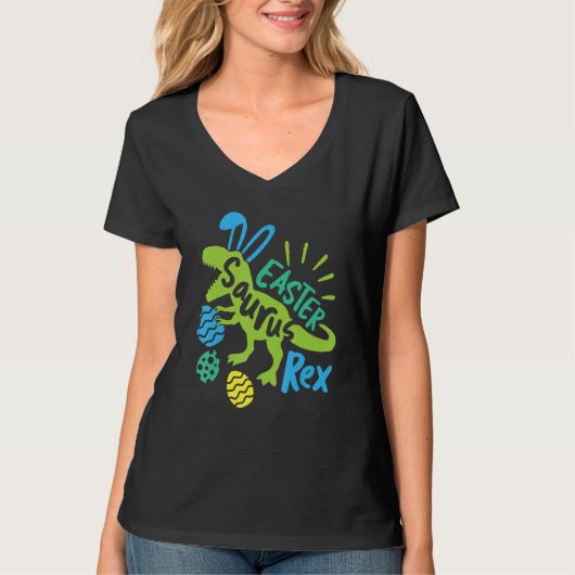 Paasdag 2021 Dinosaur T T-shirt (Voorkant)