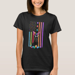 Paasdag Amerikaanse vlag Schotse terrier Dog T-shirt