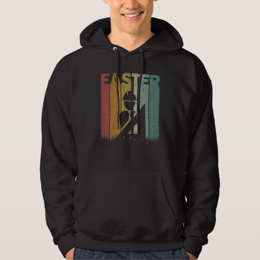 Paasdag Architect Retro Graphic Funny Easter Co Hoodie (Voorkant)