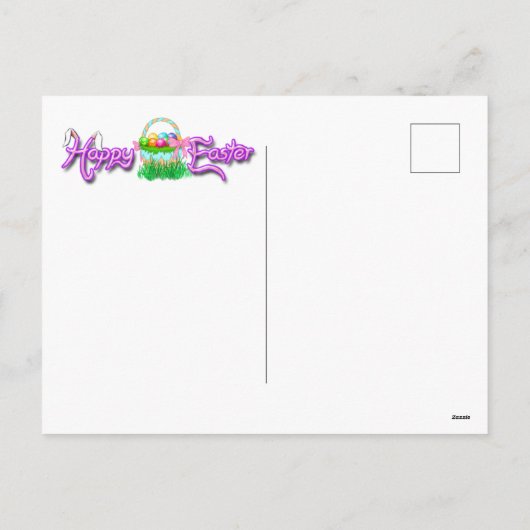 Paasdag Briefkaart voor feestdagen (Achterkant)