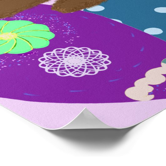 Paasdag Bunny Eggs Holiday Poster (Hoek)