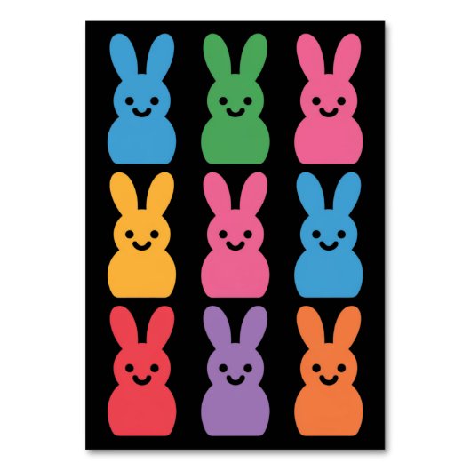 Paasdag Bunny Eggs Plaid Leopard Kaart (Voorkant)