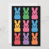 Paasdag Bunny Eggs Plaid Leopard Kaart (Voorkant)