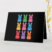 Paasdag Bunny Eggs Plaid Leopard Kaart (Gele Bloem)