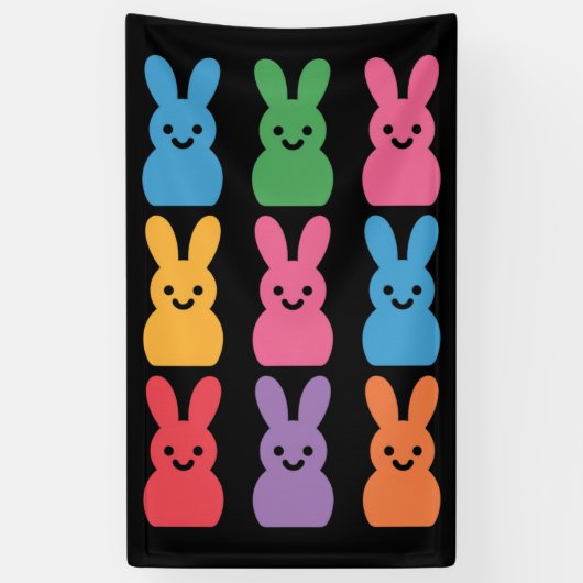 Paasdag Bunny Eggs Plaid Leopard Spandoek (Verticaal)