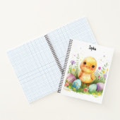 Paasdag cadeau 2024, aangepaste naam Paasei Notitieboek (Binnen)