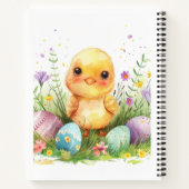 Paasdag cadeau 2024, aangepaste naam Paasei Notitieboek (Achterkant)