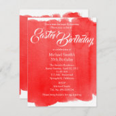 Paasdag Chic en Moder Kaart (Voorkant / Achterkant)