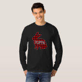 Paasdag Costume Red Pset Bunny Graphic Poppa M T-shirt (Voorkant volledig)