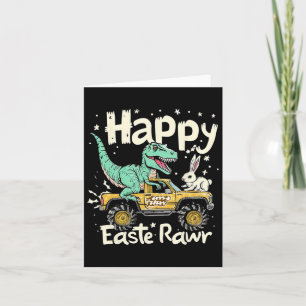 Paasdag Dinosaur Funny Happy Eastrawr T Rex Eas Kaart