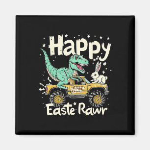 Paasdag Dinosaur Funny Happy Eastrawr T Rex Eas Magneet