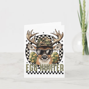 Paasdag Egg Hunter Camo Deer Hunting Boys Mannen H Kaart