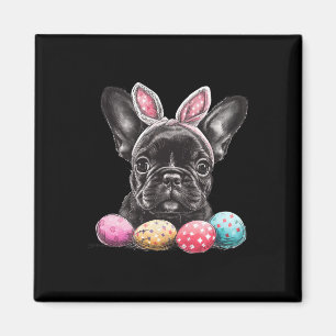 Paasdag Frenchie Hond Pasen Frenchie Hond Pasen Magneet