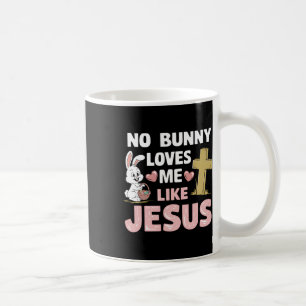 Paasdag geen Bunny houdt van me zoals Jezus Christ Koffiemok