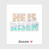 Paasdag - Hij is gerezen Sticker (Vel)