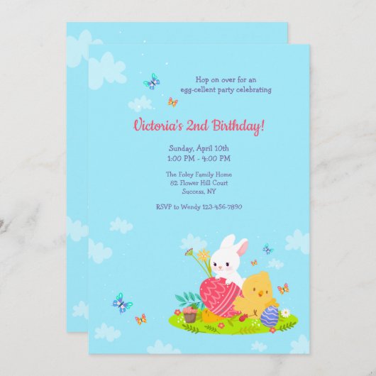 Paasdag Kaart (Voorkant / Achterkant)