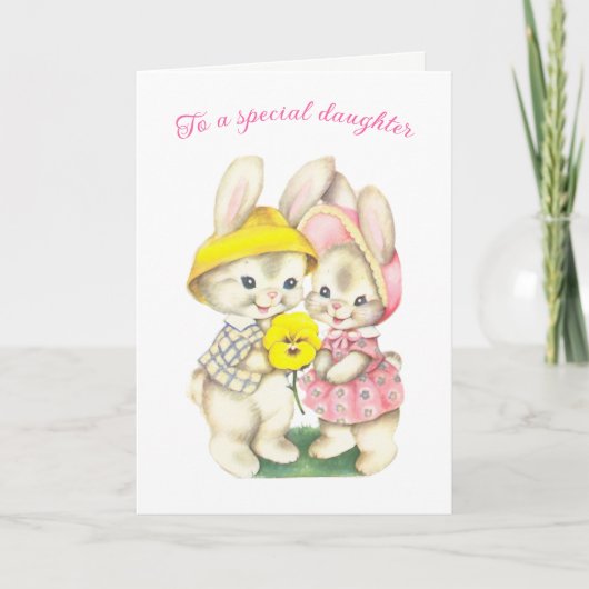 Paasdag Kaart-naar-een speciale Kaart voor feestda (Voorkant)