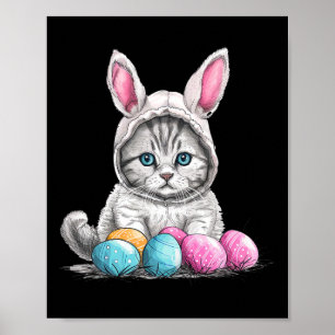 Paasdag Kat Pasen Kat Paasei Poster
