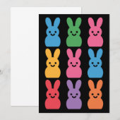 Paasdag Konijn Eieren Schotland Luipaard Kaart (Voorkant / Achterkant)