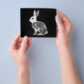 Paasdag Konijn Konijn Flyer (Hand)