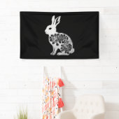 Paasdag Konijn Konijn Spandoek (Insitu)