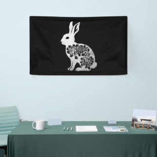 Paasdag Konijn Konijn Spandoek