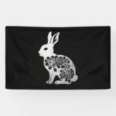 Paasdag Konijn Konijn Spandoek (Horizontaal)