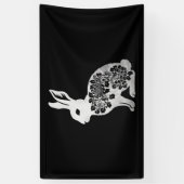 Paasdag Konijn Konijn Spandoek (Verticaal)