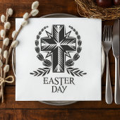 Paasdag kruis servet