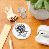 Paasdag kruis sleutelhanger