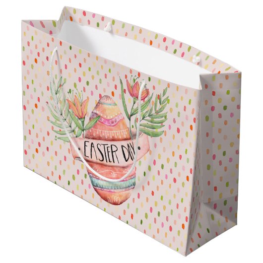 Paasdag Large Cadeautasje (Achterkant Gekanteld)