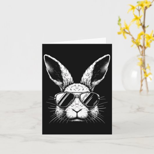 Paasdag met zonnebril voor Mannen van jongens Kaart (Gele Bloem)