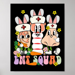 Paasdag Otolaryngologie KNO Dokter Verpleegkundige Poster