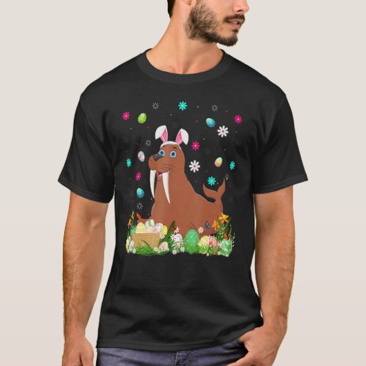 Paasdag Paasdag, Funny Walrus T-shirt (Voorkant)