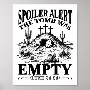 Paasdag Religieuze Christelijke Spoiler Alert Tomb Poster