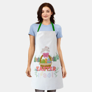 Paasdag Schort – Schattige Bunny & Egg Design