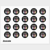 Paasdag Shenanigans coördinator Gnome Konijn Ronde Sticker (Vel)