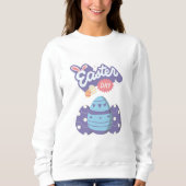 Paasdag Sweatshirt – Schattige Egg Graphic (Voorkant)