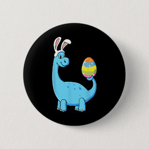 Paasdag T Rex Dino Rabbit Ears met eierboys Gi Ronde Button 5,7 Cm