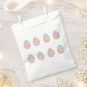 Paasdag Tie-Dye-eieren midden-tint zachte patroon Bedankzakje (Geknipt)