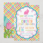 Paasdag van de paaspartij Eten Hunt Extravaganza P Kaart (Voorkant / Achterkant)