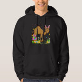 Paasdag van Pasen Camel Bunny Egg Hunting Camel Hoodie (Voorkant)