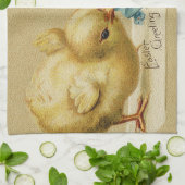 Paasdag voor kippen Theedoek (Gevouwen)