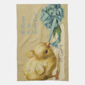 Paasdag voor kippen Theedoek (Verticaal)