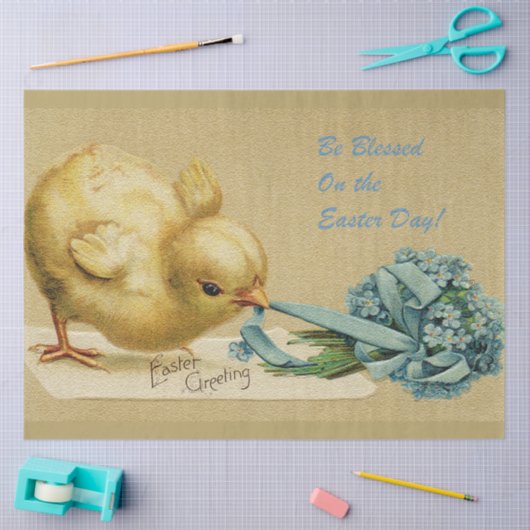  Paasdag voor kippen Tissuepapier (Craft)