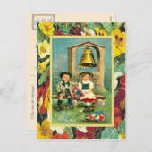  paasdagen, Beierse kinderen en eitjes Feestdagenkaart (Voorkant / Achterkant)