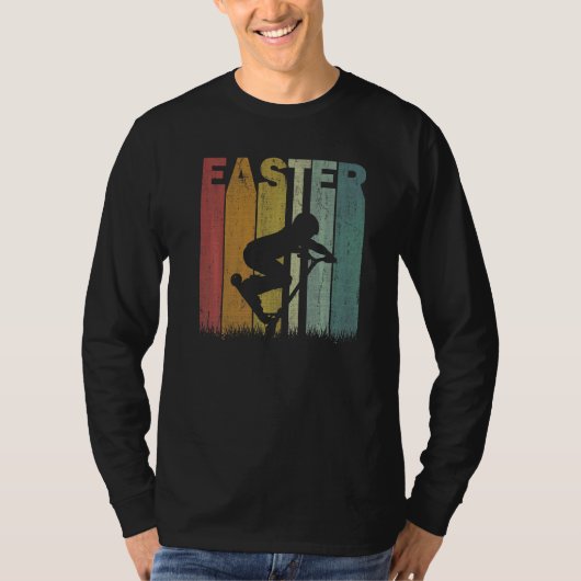 Paasdagscooters Retro Graphic Funhic Easter Cos. T-shirt (Voorkant)